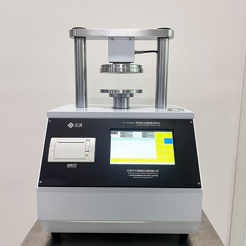 Edge Crush Tester Corrugated Board Edge Compression Tester Ring Crush, Adhesion, Flat Crush Strength Tester Manufacturer