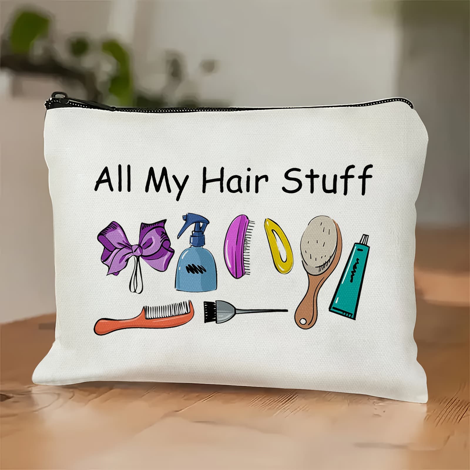 Cross-Border Hot Selling Makeup Bag, Home Travel Canvas Makeup Bag, Coin Purse Toiletry Bag, Portable Zipper Bag, Drop Shipping