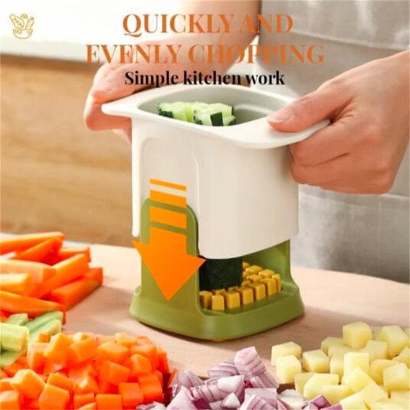 Home Potato Cutter Commercial Multi-function Vegetable Chopper Special Dicer Plastic Stainless Steel Press Type Kitchen Tool