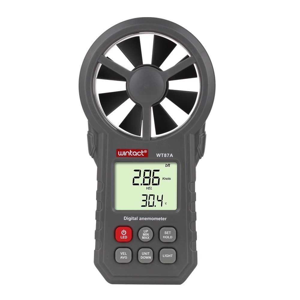 Cross-border WT87A high-precision anemometer handheld digital anemometer wind meter wind temperature wind measuring instrument
