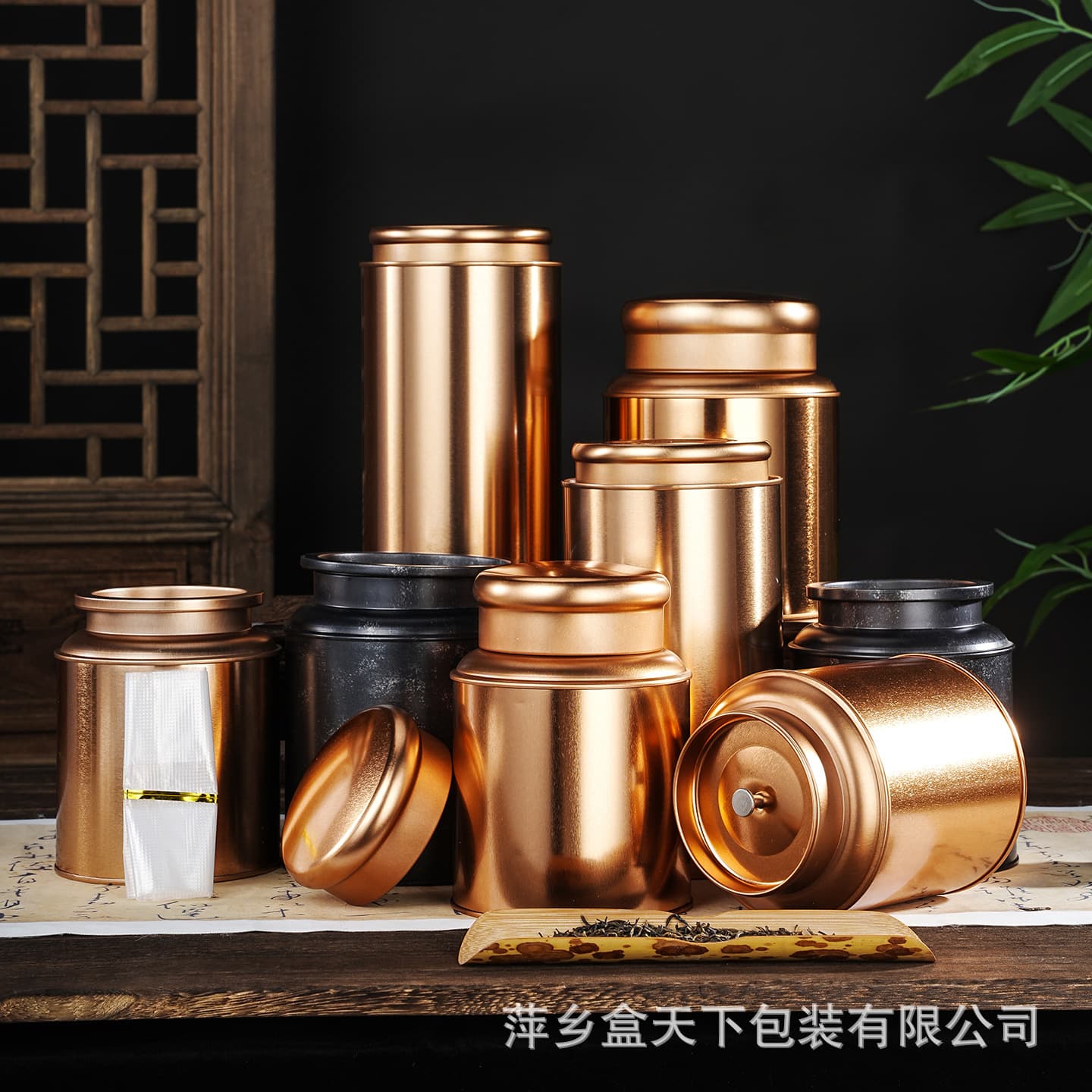 Tea Sealing Iron Canister, Black Tea/Liu Bao Tea/Green Tea/Tangerine Peel Can, Small Qing Gan Iron Can, Liu Bao Tea Metal Packaging Iron Container