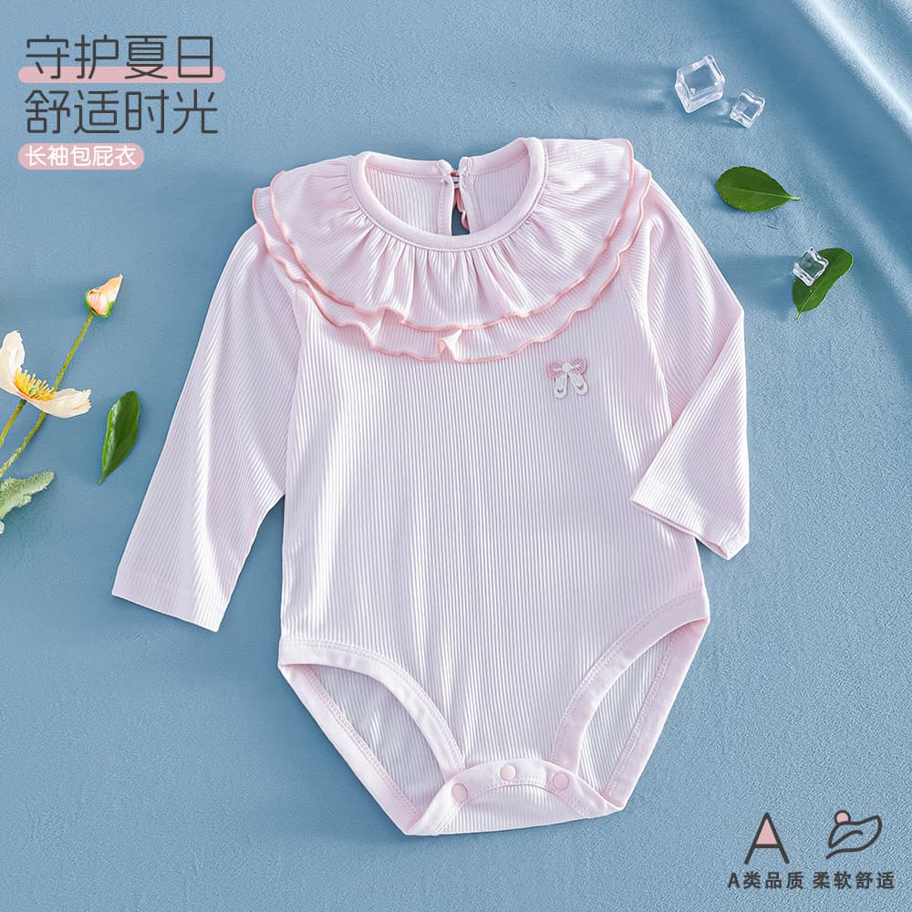 Baby Class A Modal Summer Thin Bodysuit Infant Onesie Newborn Breathable Romper Stylish Summer Clothing