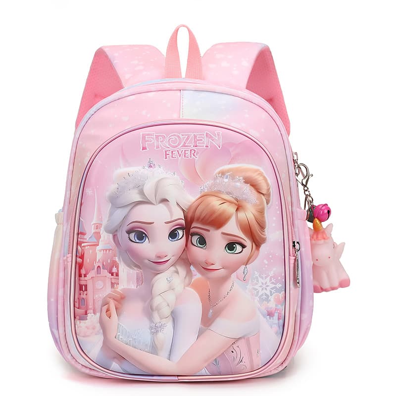 Cute Elsa Princess Kindergarten Backpack for Boys Ages 2-5, Lightweight Spine-Protecting and Load-Reducing Double Shoulder Bag 3