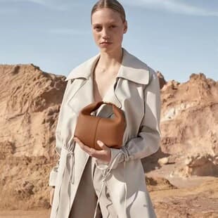 French Niche POLENE Lunch Bag Genuine Leather Women's Bag Bolin'en Paris Shoulder Crossbody Premium Feel Bag Women