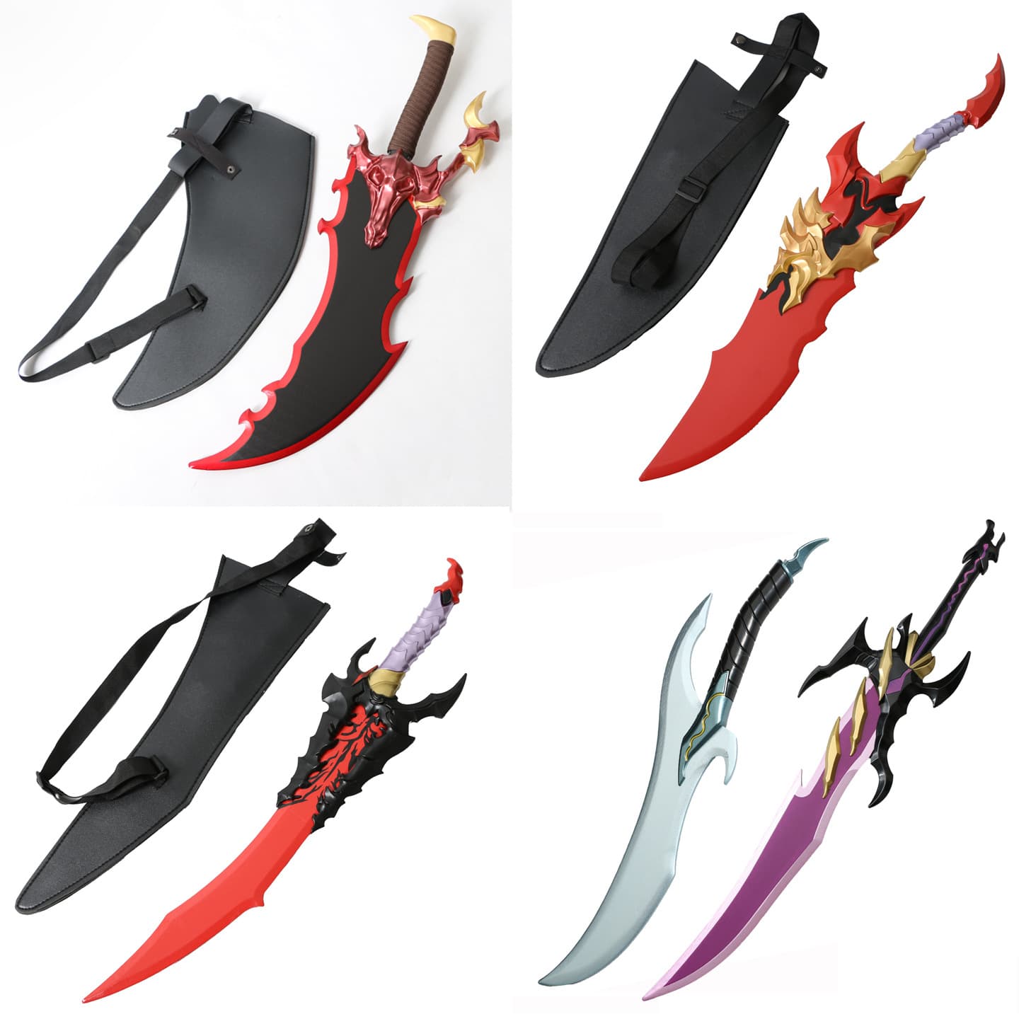 Demon King's Dragon Fang Dagger - Solo Leveling Kamish's Wrath Dagger Wooden 1:1 Scale Model Prop Weapon
