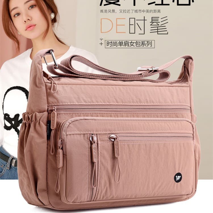2026 New Women's Nylon Mommy Bag, Fashion Shoulder Bag, Cross-border Trend Large Capacity Crossbody Bag