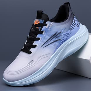 Men's Shoes Spring New Soft Sports Casual Shoes Men Trendy Versatile Lightweight Running Shoes Travel Shoes Men