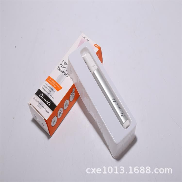 Red and Blue Light Acne Pen Electric Beauty Pen Acne Treatment Light Therapy Acne Device Portable Beauty Stick Acne Scar Instrument