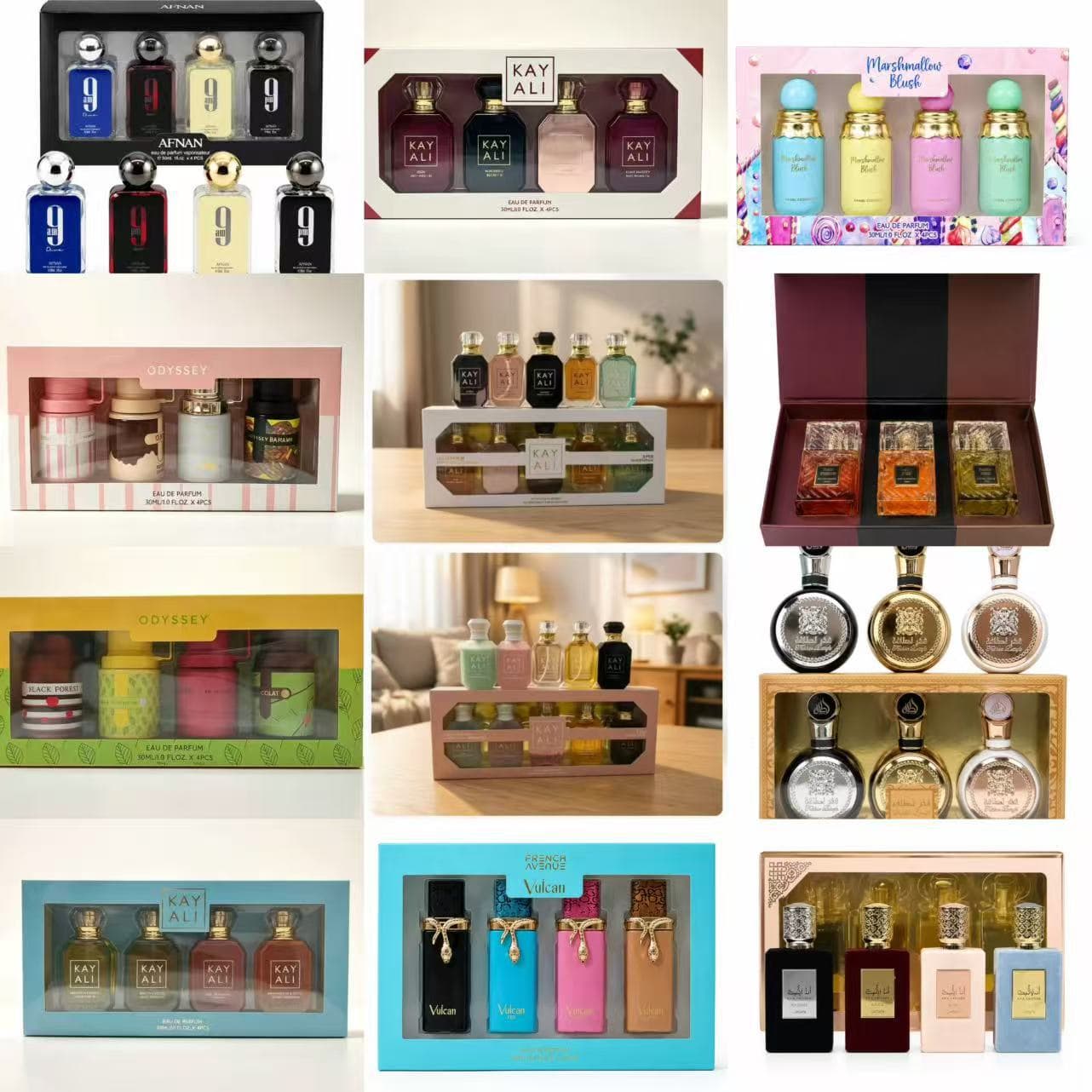 Cross-border women's gift box perfume Amazon's popular Middle Eastern Arabic perfume men's and women's set cosmetics direct sales