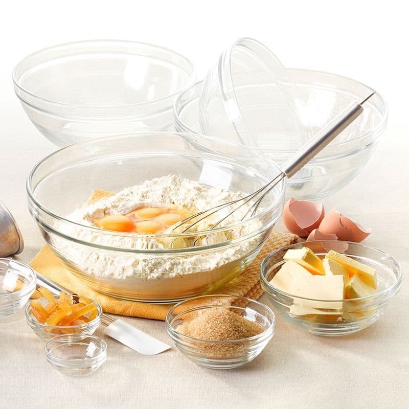 Wholesale glass bowls for instant noodles, transparent bowls and chopsticks, fruit and vegetable salad bowls, hotel tea bowls, cakes, puddings and desserts