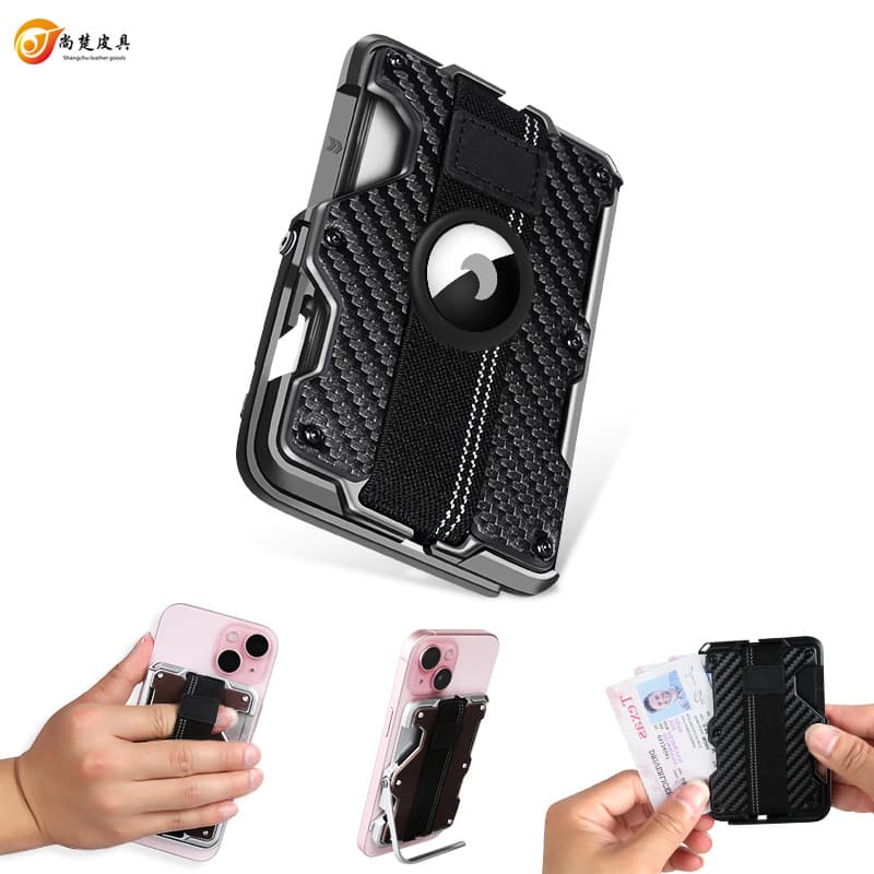 Cross-border hot-selling hot-selling anti-theft credit card holder for business men’s iPhone metal magnetic card holder