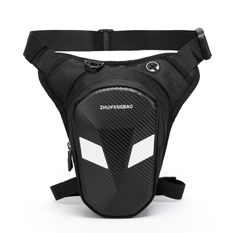 Waterproof Reflective Rider Leg Bag for Men and Women Motorcycle Gear, Outdoor Sports Motorcycle Tour Crossbody Waist Pack