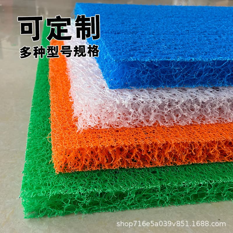 Fish Pond Rattan Cotton Biochemical Felt Rattan Filter Cotton Blue and White Rattan Cotton Koi Fish Pond Culture Bacteria Purification Material