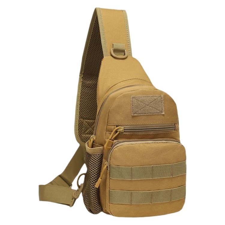 Cross-border Military Enthusiast Chest Bag Tactical Fishing Chest Pack Outdoor Multi-functional Sling Cycling Sports Camo Chest Bag