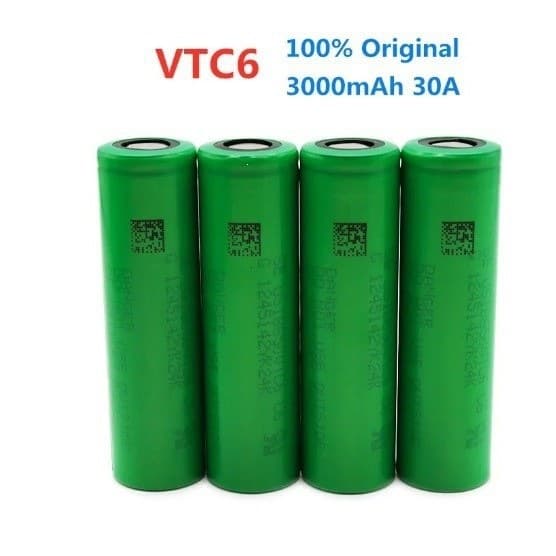 18650 VTC6 3000mAh Rechargeable Battery Charger Multi-Function 18650/26650/