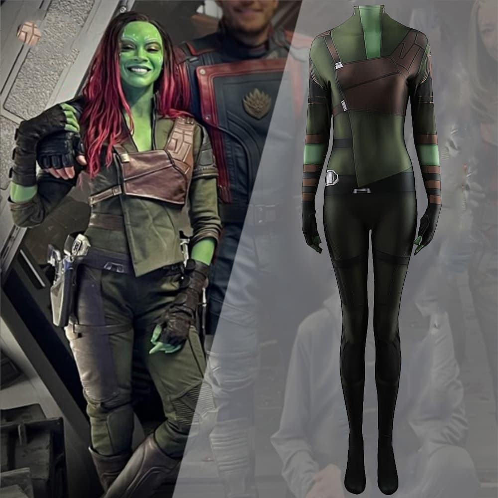 Guardians of the Galaxy 3 Gamora Halloween clothes cosplay foreign trade costumes costumes film and television role-playing