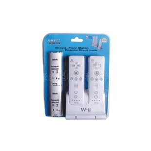 Factory Supply: WII Dual Charger Console Stand Charger Dual Battery Game Accessories