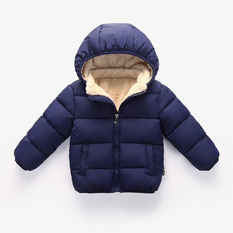 Factory Direct 2026 Children's Down Cotton Padded Winter Coat Thick Warm Jacket for Boys and Girls Toddler Kids