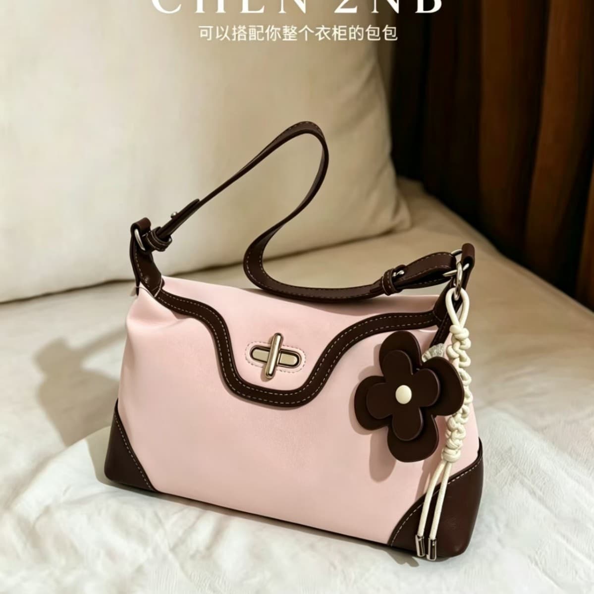 Mucha Tote Bag 2026 Super Hot Exquisite Bag Women's Retro Commuting Large Bag One Shoulder Crossbody Cross-Border Summer One Shoulder