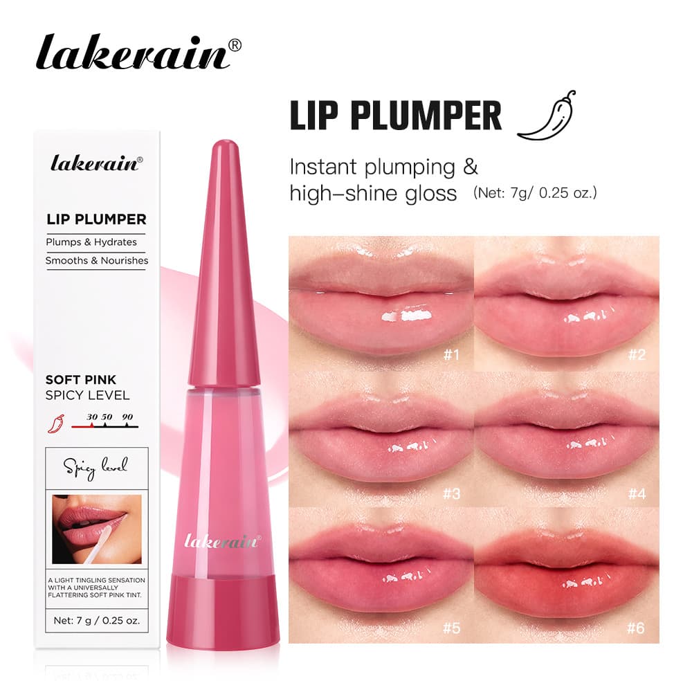 Amazon Lakerain Lip Plumper Moisturizing Lip Care Oil, Plump Lips