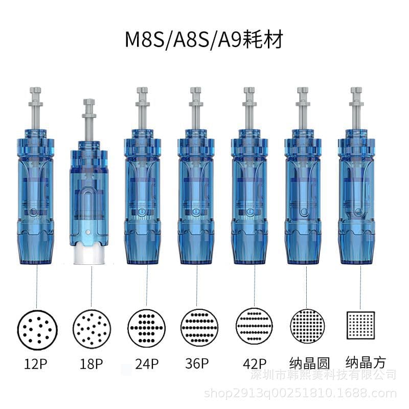 Dr.pen electric microcrystalline M8s/A8s/A9 anti-backflow snap-on microcrystalline head wavy nano-microcrystalline consumables