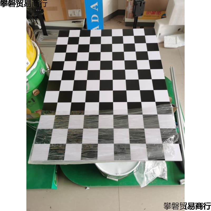 Checkerboard camera calibration board, optical camera calibration board
