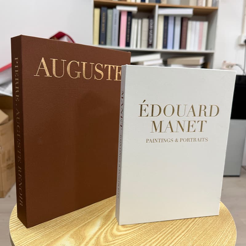 Aesthetic Printed Fake Book Set with Magnetic Closure Storage Box, Linen Material, Foil Stamping Option, Decorative Book Display Prop, Simulation Book