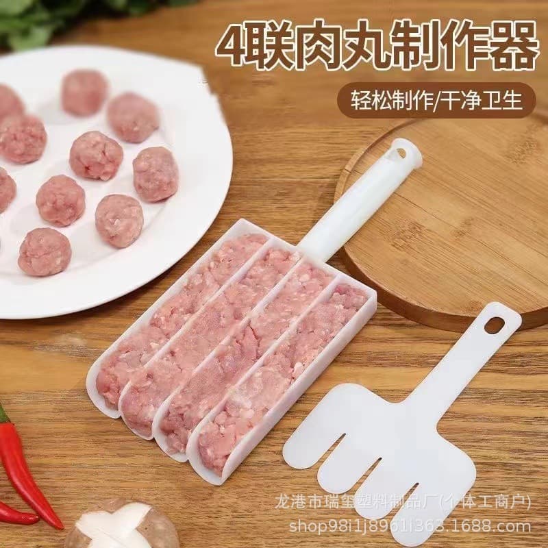 Creative Kitchen Four-in-One Meatball Maker Fish Ball Shrimp Paste Home Use Mold Meat Filling Processor