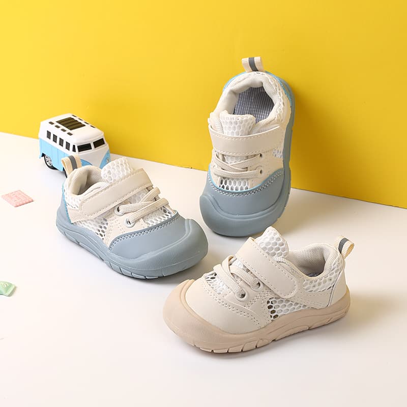Children's Summer Soft Sole Walking Shoes for Baby Girls and Boys, New Style Toddler Closed-Toe Breathable Mesh Shoes