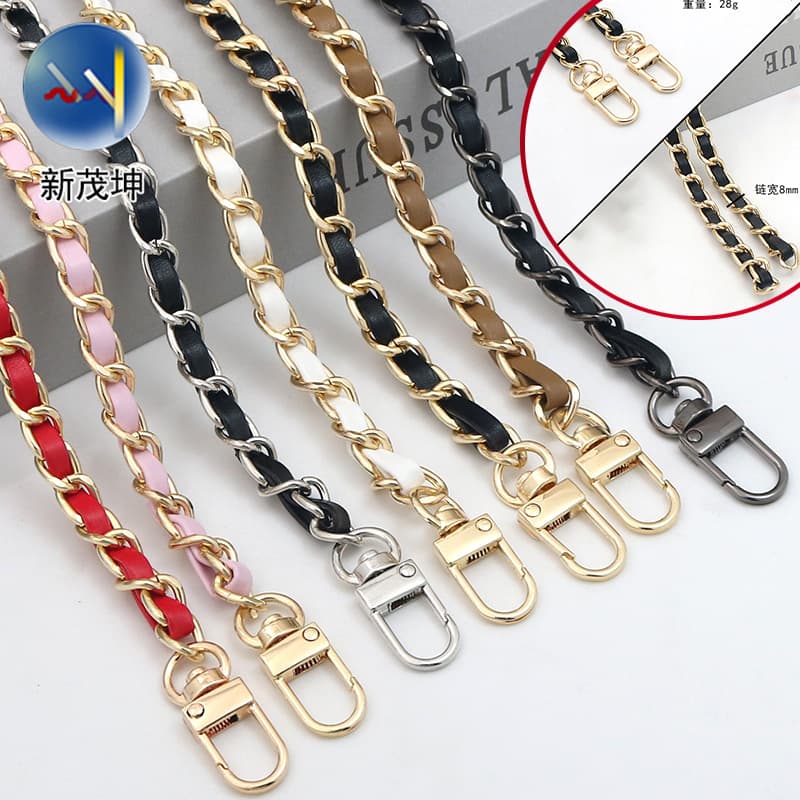 Guangzhou Bag Chain Factory Metal Crossbody Chain Bag Accessories Backpack Shoulder Strap Customized