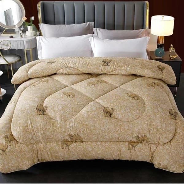 Camel Down Quilt Graphene Pearl Coating Single/Double Air Conditioning Quilt Camel Hair Quilt Thick Winter Quilt Spring/Autumn Quilt Student Quilt Core Gift