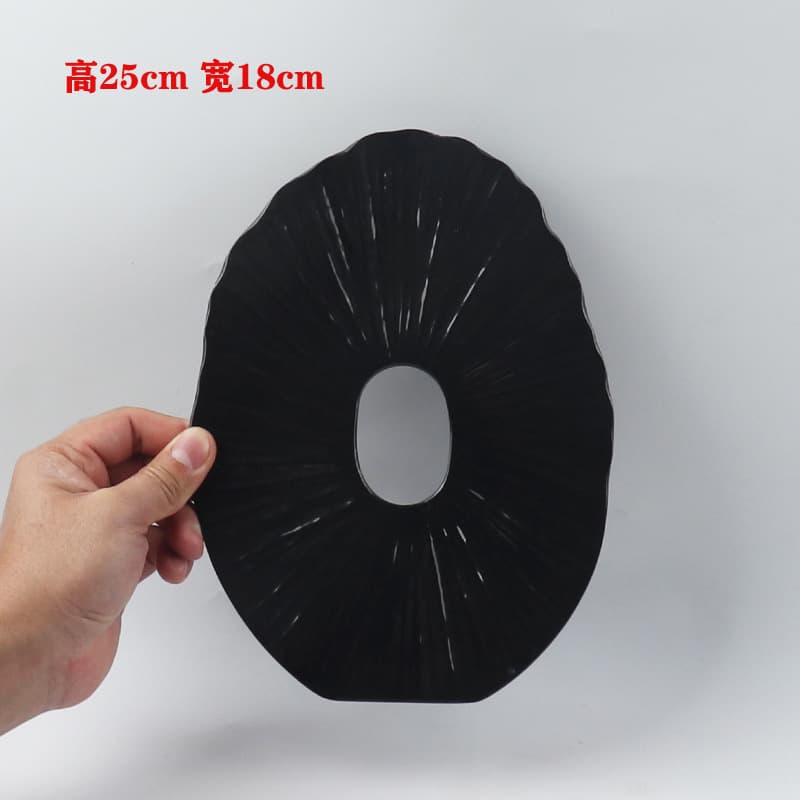 Salmon Sashimi Plate Seafood Platter Decorative Background Plate Creative Ornament Cold Dish High-End Garnish Plate