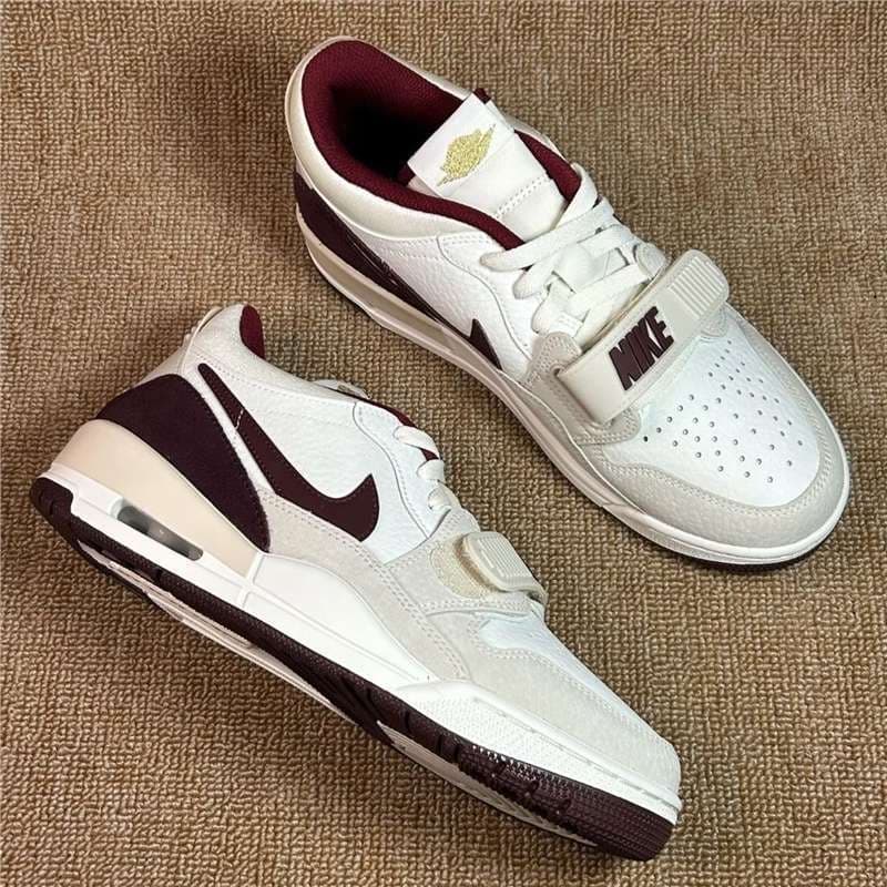 Putian Original AJ312 Beige Brown Low-Top Couple Casual Sneakers Men Women Top Layer Leather Board Shoes Cross-Border