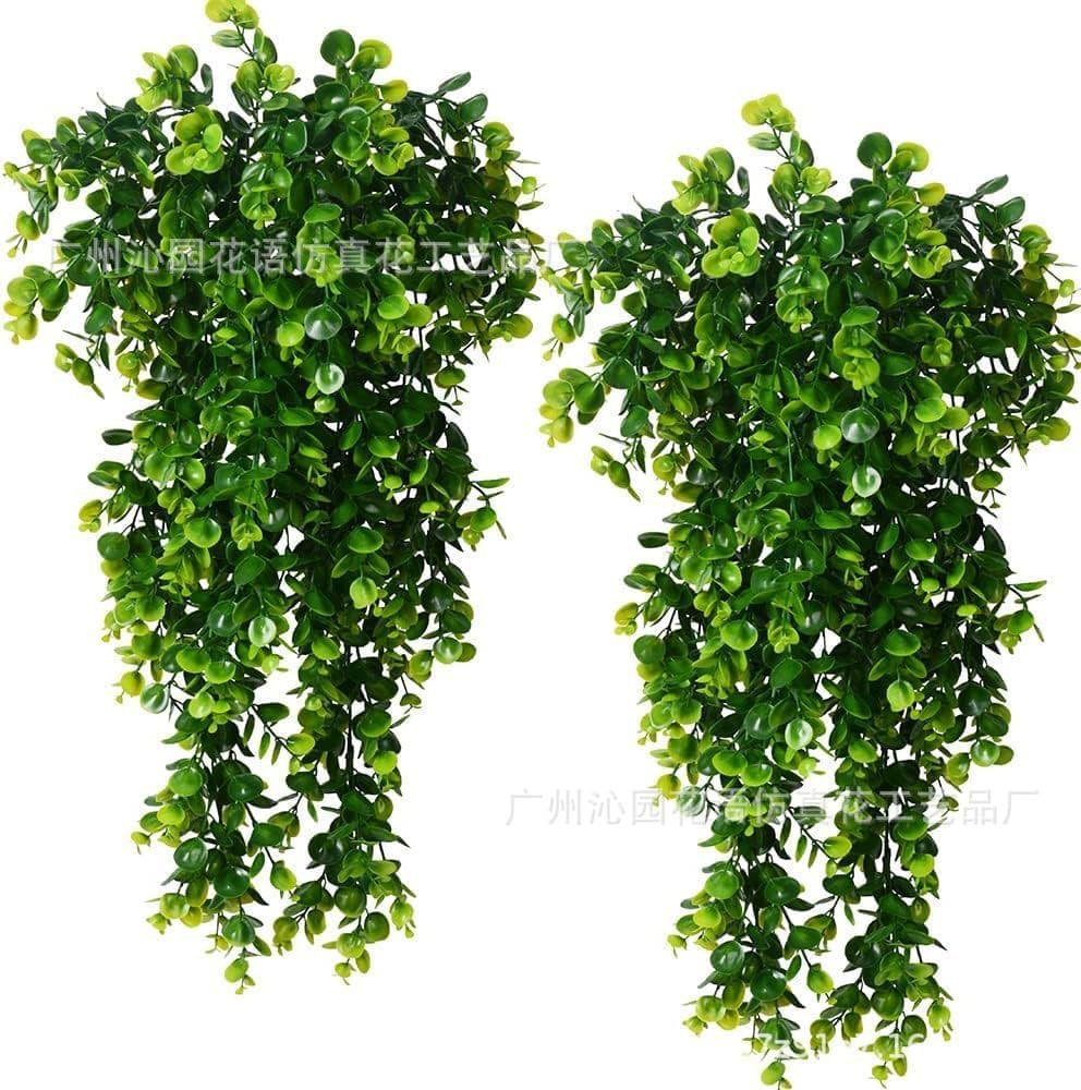 Amazon Cross-Border Simulation Eucalyptus Rattan Eucalyptus Leaves Vines Fake Flowers Ceiling Leaves Simulation Flower Rattan Outdoor