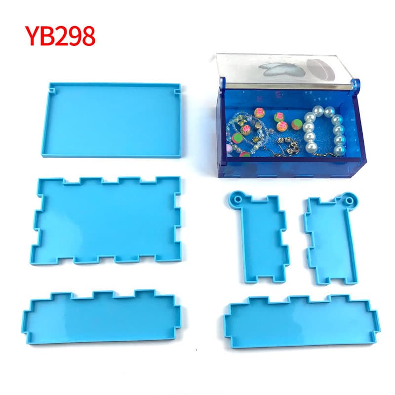Domino box silicone mold DIY Domino storage large domino storage box glue mold