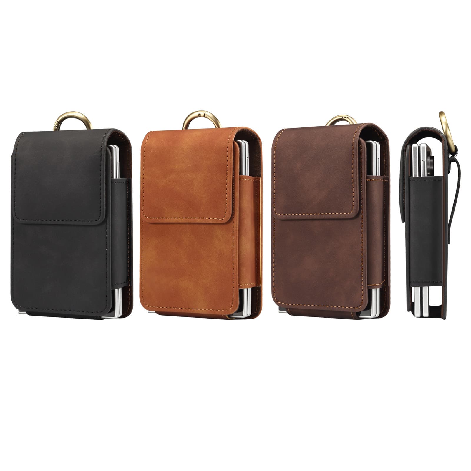 Belt bag suitable for Huawei Pura X Max/Samsung Galaxy Z Fold 8 Wide mobile phone bag PU