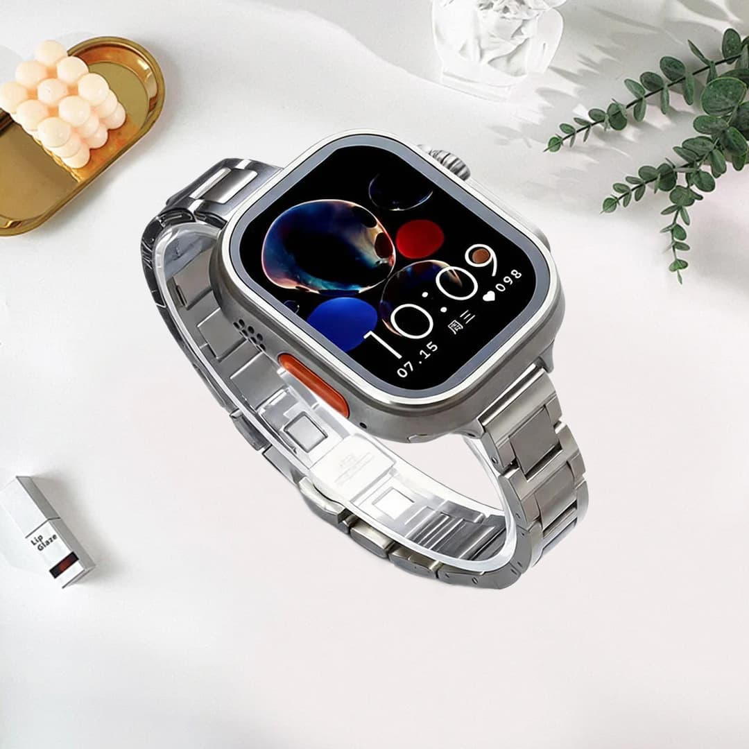 Compatible with Apple Watch S10/S11 Cartier I-Shape Universal S1-9 Metal Band