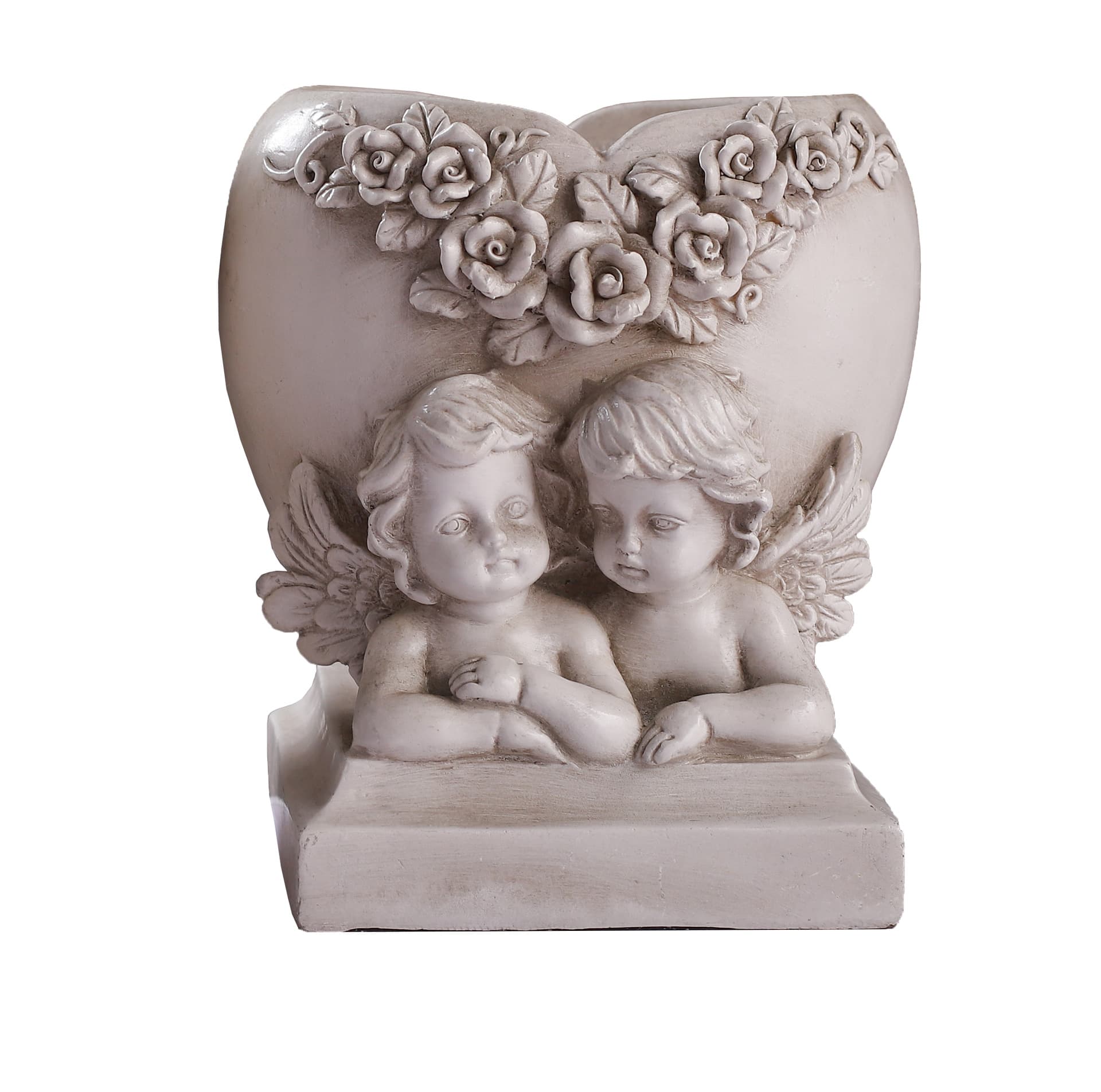 European Outdoor Garden Angel Succulent Planter Yard Decoration Resin Craft Flower Pot Creative Statue