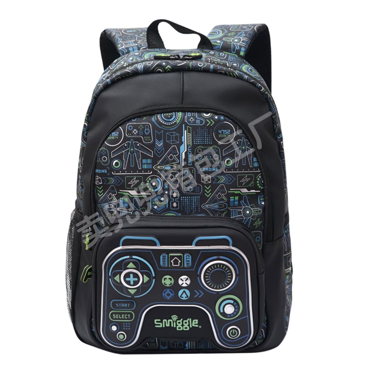 New Australian Smiggle backpack for elementary school students, boys and girls, game console design, large capacity, lightweight and casual