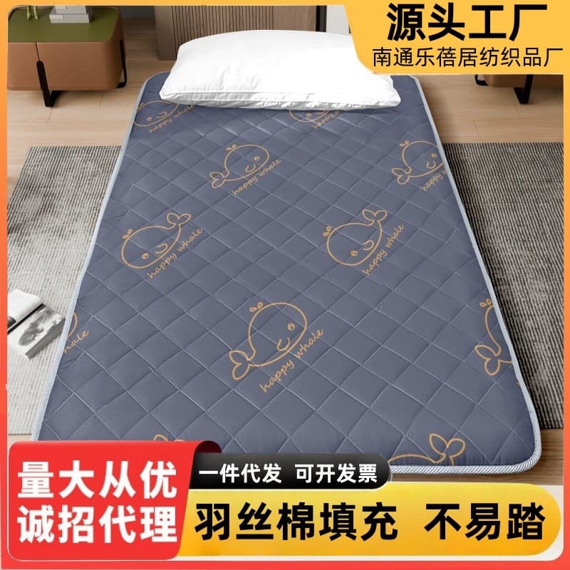 Mattress Topper for Bedroom Floor Bedding Quilted Mattress Protector Single Bed Cover All Seasons Universal