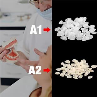 Dental Veneer Laminate A1 A2 Shade Temporary Tooth Veneer Oral Dental Material Tooth Veneer