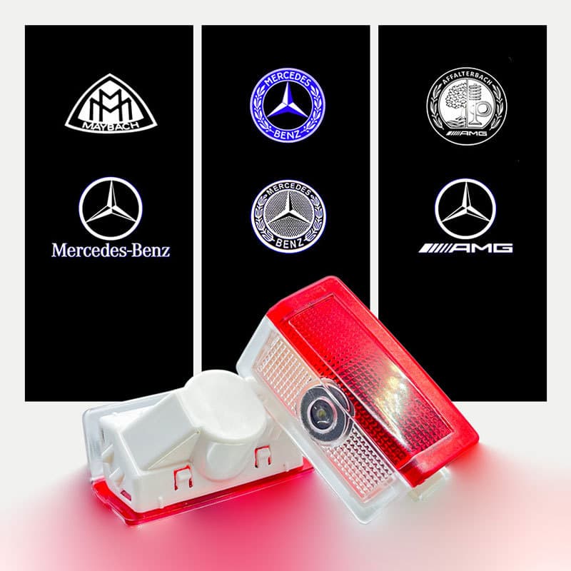 Direct supply from the manufacturer, suitable for Mercedes-Benz welcome lights, new E-Class GL, E-Class logo car door projection laser ground lights