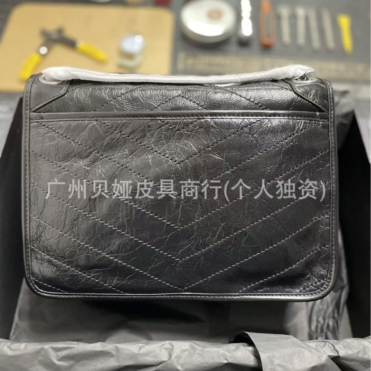 Mixed Back King Channel Niki Saint Laurent Single Shoulder Chain Bag Premium Genuine Leather Messenger Bag Wanderer Bag