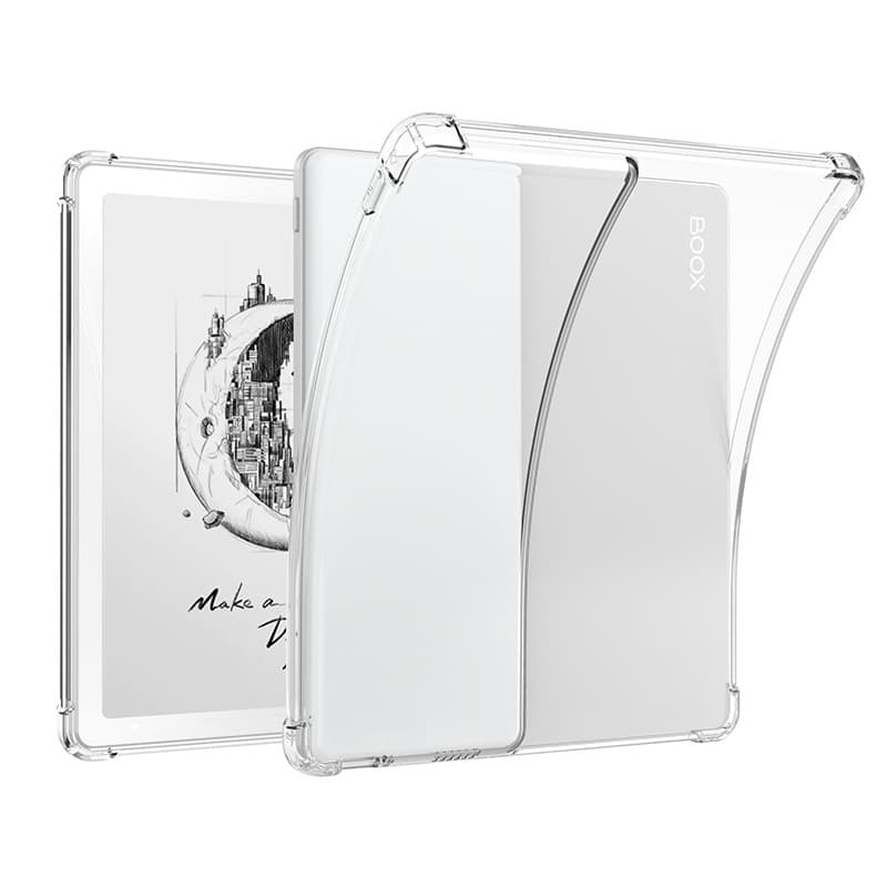 Fits Boox Leaf5/5C E-book Reader Case, Four-corner Airbag Shockproof Transparent Soft Shell