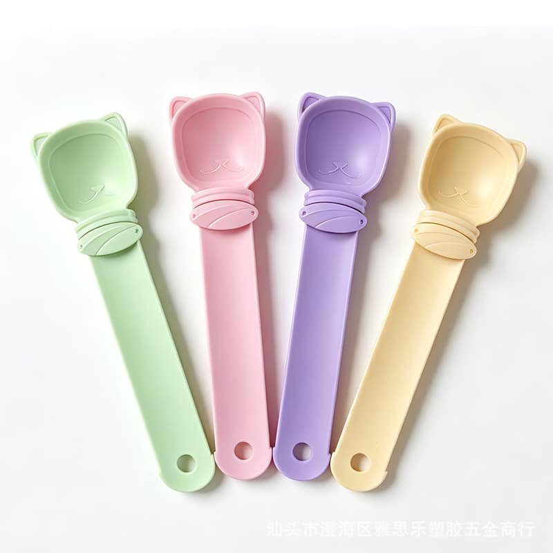 New Cat Treat Feeder Squeezer, Cat Feeding Spoon, Cat Treat Dispenser, Opp Bag, Direct Sales from Manufacturer, Labeling
