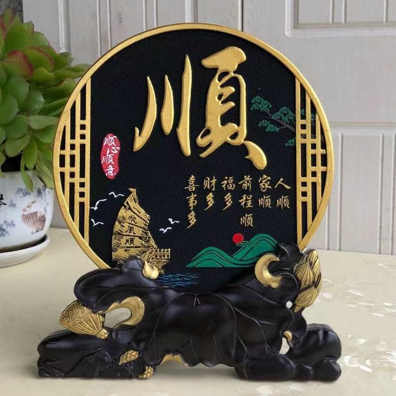 Activated Charcoal Carving Craft Housewarming Gift, Carbon Carving Bar/TV Cabinet/Living Room Mini Ornament, Home Decor Accent