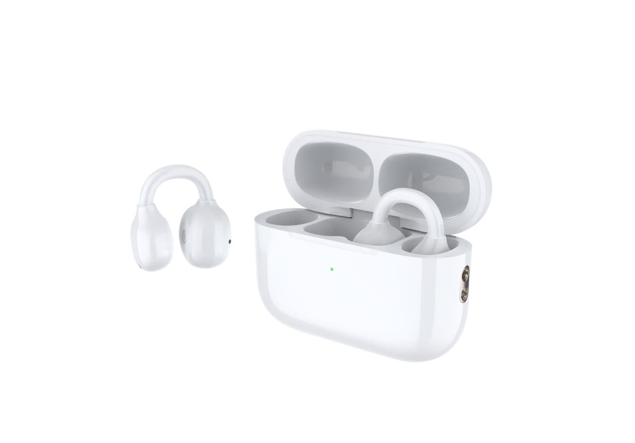 Huaqiangbei fifth generation M11 ear clip type suitable for Apple AirPods noise reduction cross-border AI smart translation headphones