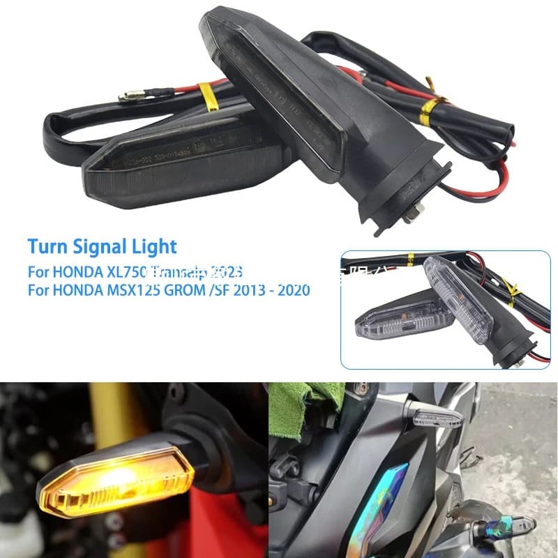 Turn Signal Light for Honda XL750 Transalp MSX125 GROM SF Motorcycle Indicator