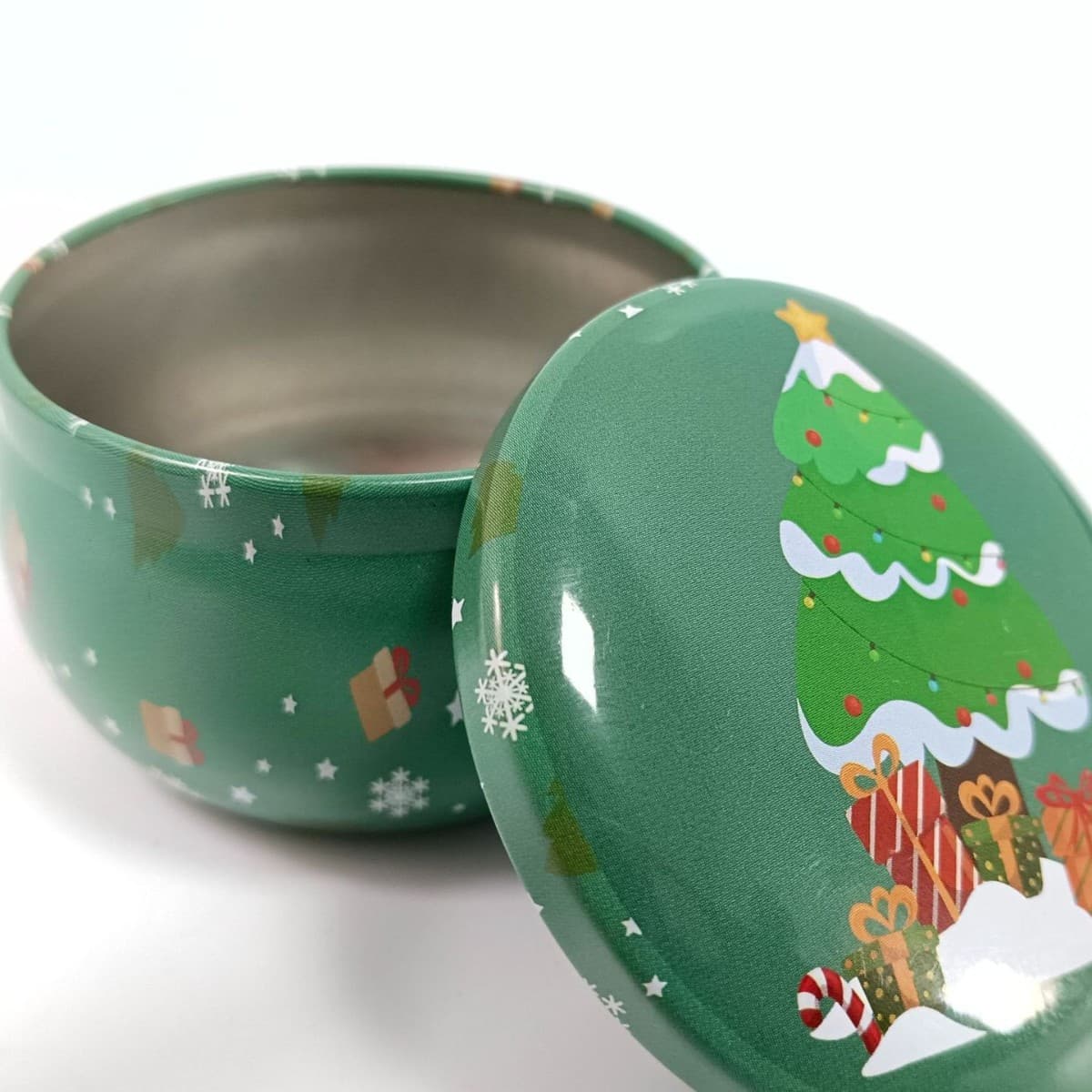In-stock candle tin 60*60*40, Dongguan tinplate tin can factory with over 20 years of experience, outer packaging