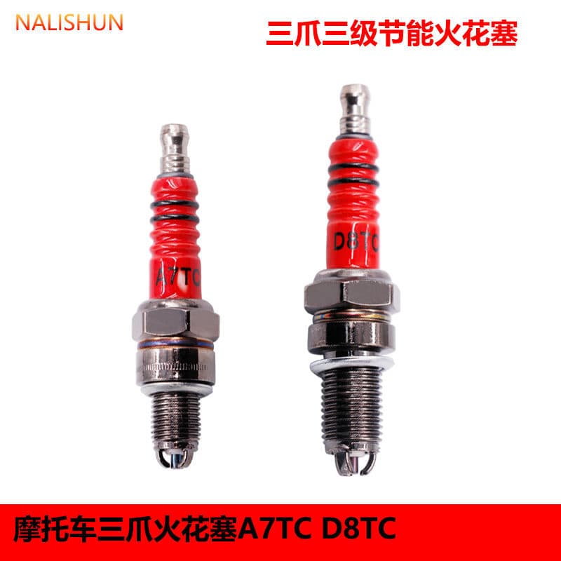 Motorcycle Spark Plug A7TC D8TC Universal for Tricycle Haojue 110, Wuyang 100, Yamaha 125